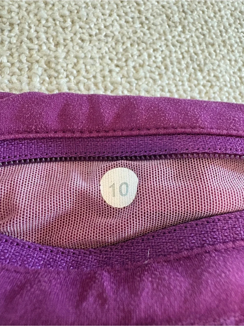 lululemon athletica Purple High-Rise Waistband Workout Shorts VINTAGE